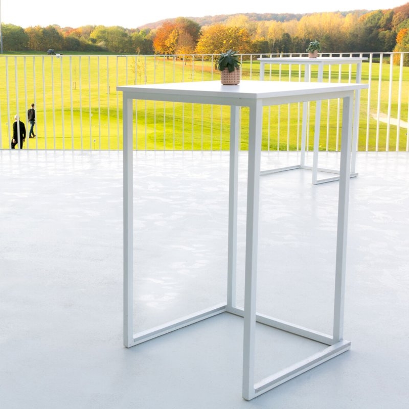 Nevada Box Frame Table - White